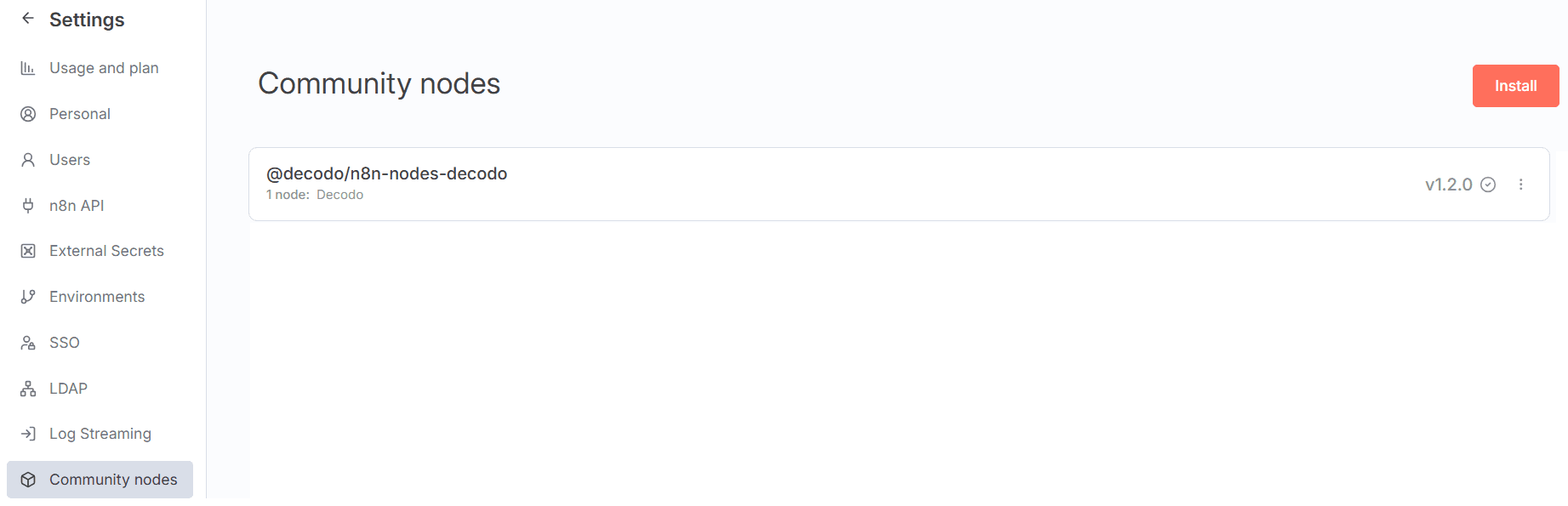 Decode Community Node