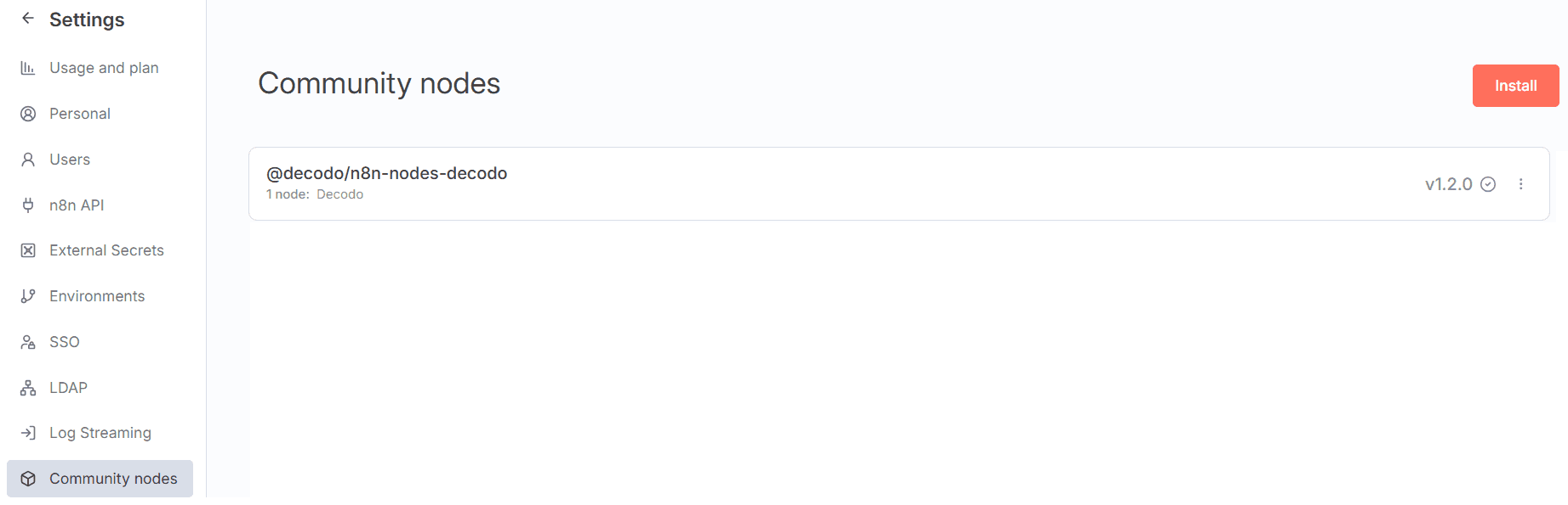 Decodo Community Node
