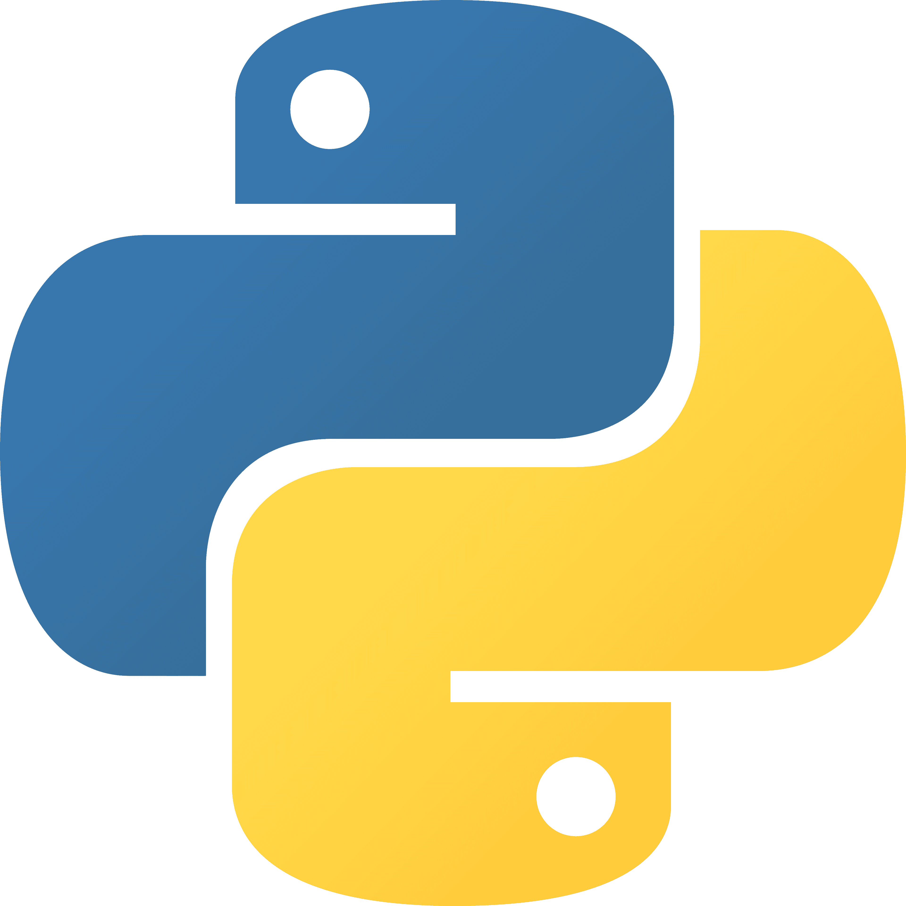 Python programming language logo