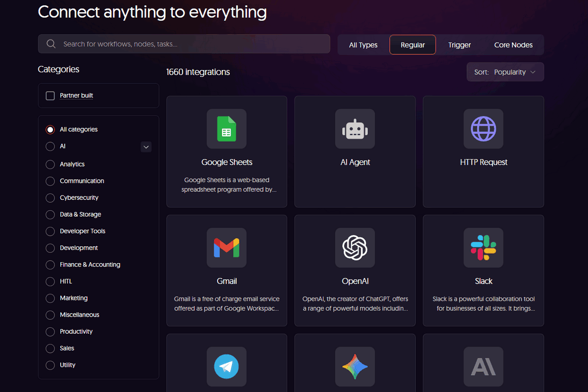 n8n integrations
